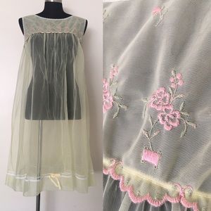 Vintage babydoll lingerie nightie